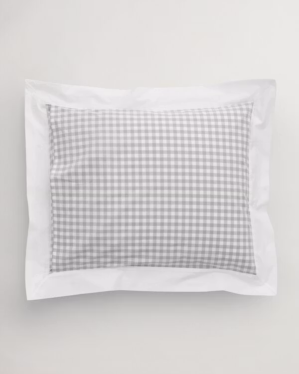 Stripes and Checks Örngott 50x60 cm Grey