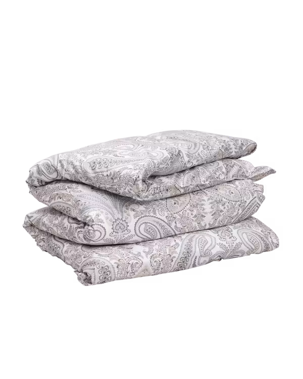 Key West Paisley Påslakan Grey 220x220 cm