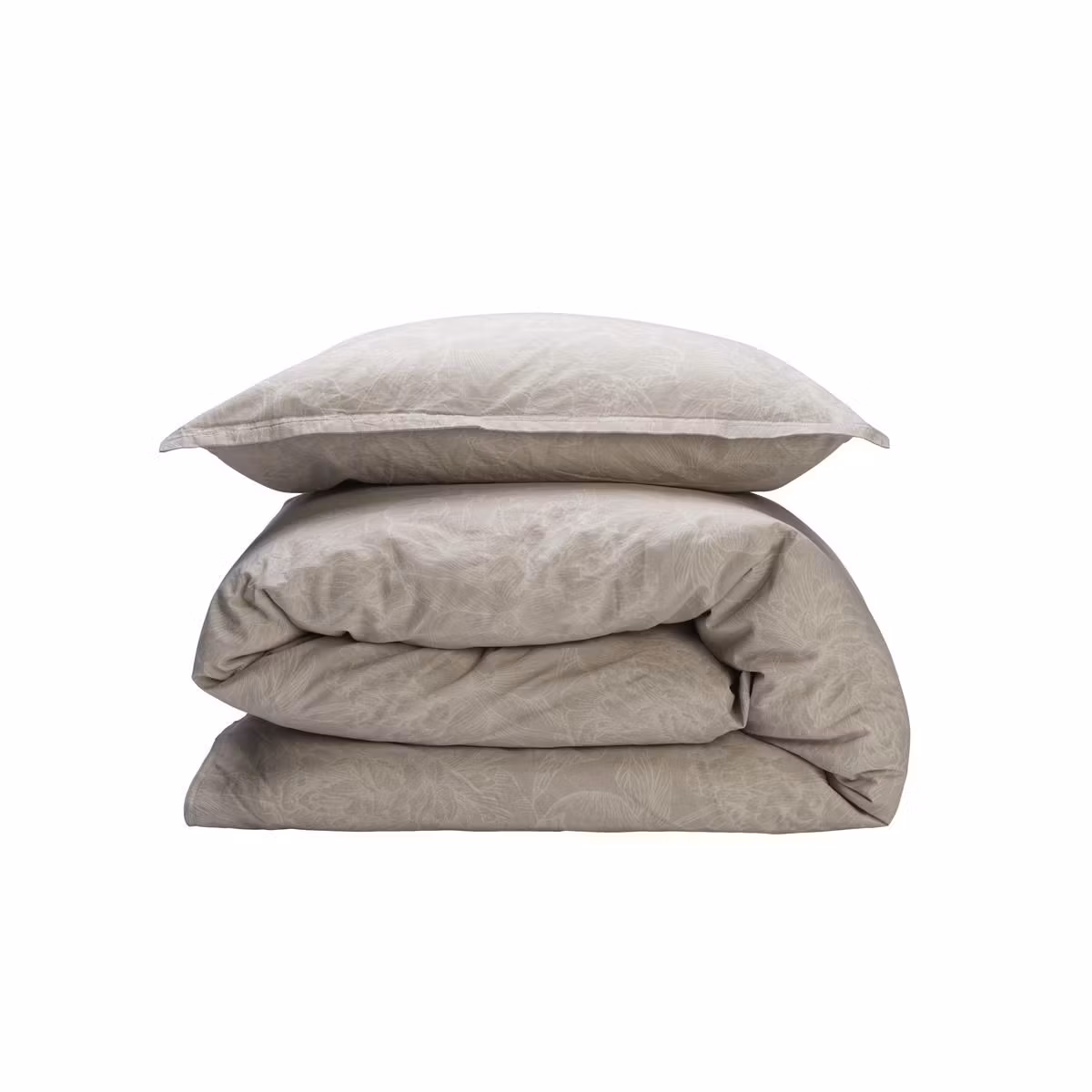 Påslakanset Vintage Elin GOTS Linen Beige 150X210+50x60cm