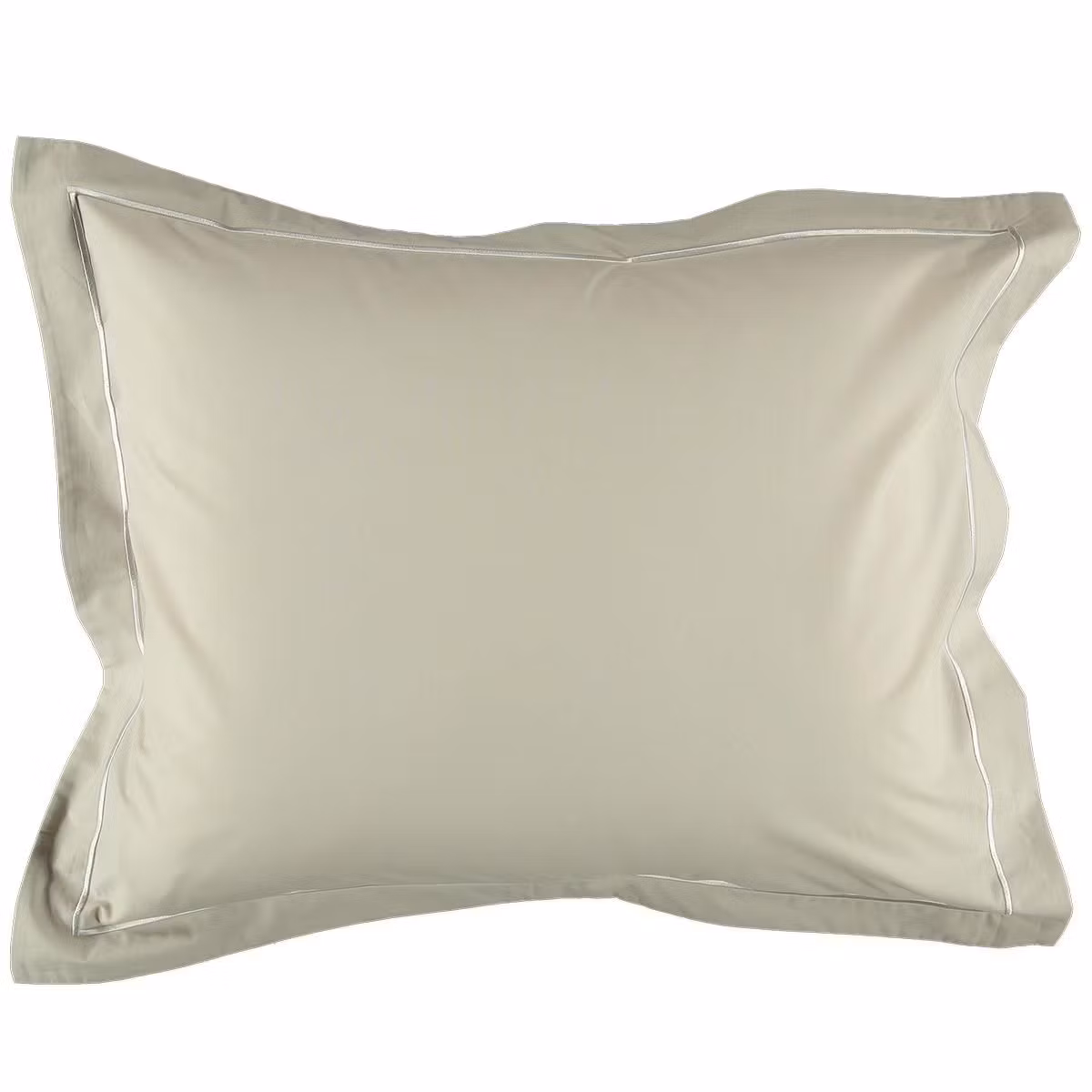 Örngott Ekologisk Percale Siri Linen Beige /White 50x60cm