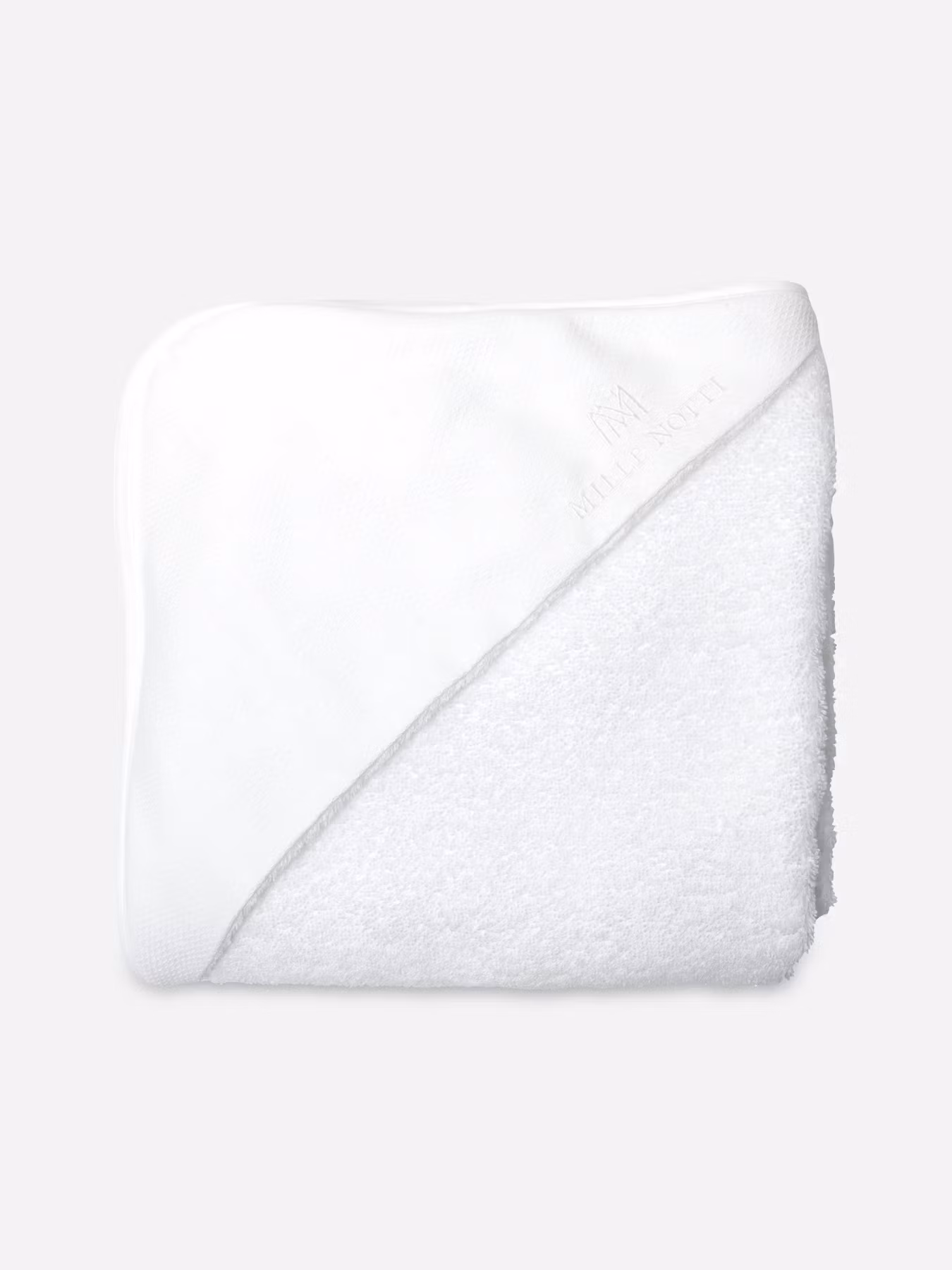Albergo Baby handduk med huva Vit 100x100