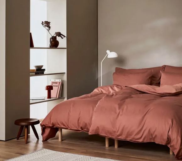 Harmoni Påslakanset Ljus Terrakotta 150x210/50x60cm
