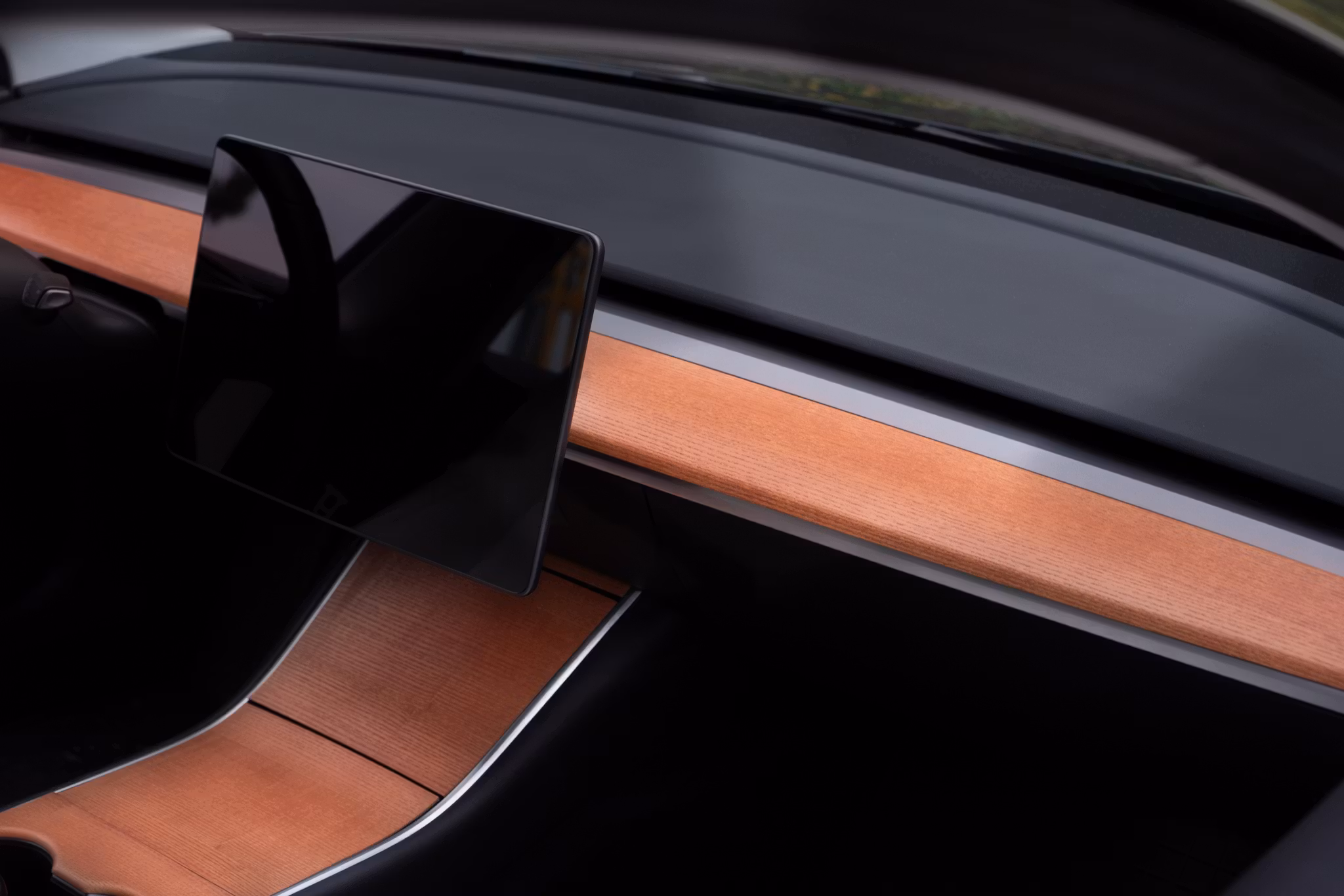 Träpaneler Tesla Model 3/Y