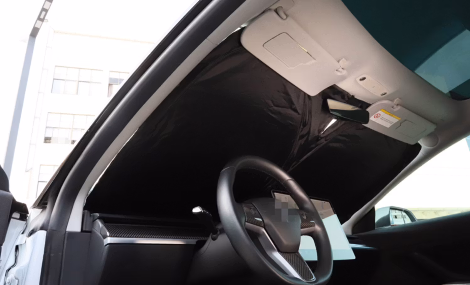 Solskydd framruta Model Y