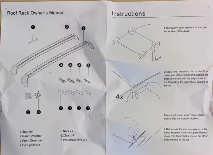 Roof rack (pre-book for 40% discount against Tesla&#39;s own)