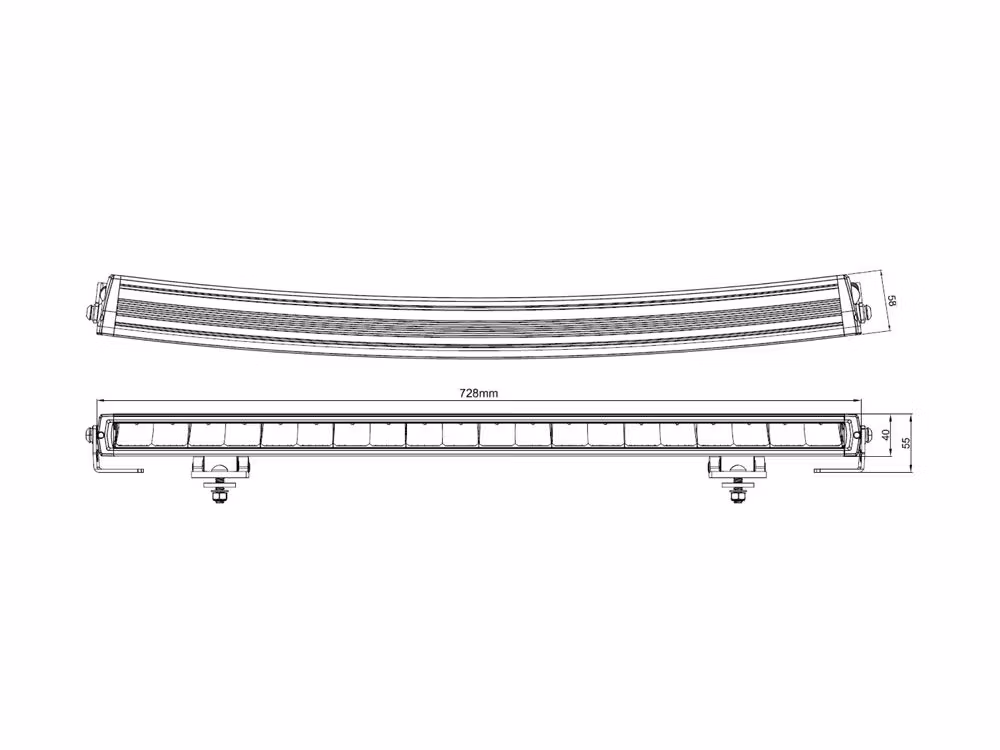 Extraljus RAZOR DRIVERS EDITION CURVED 140W 30"