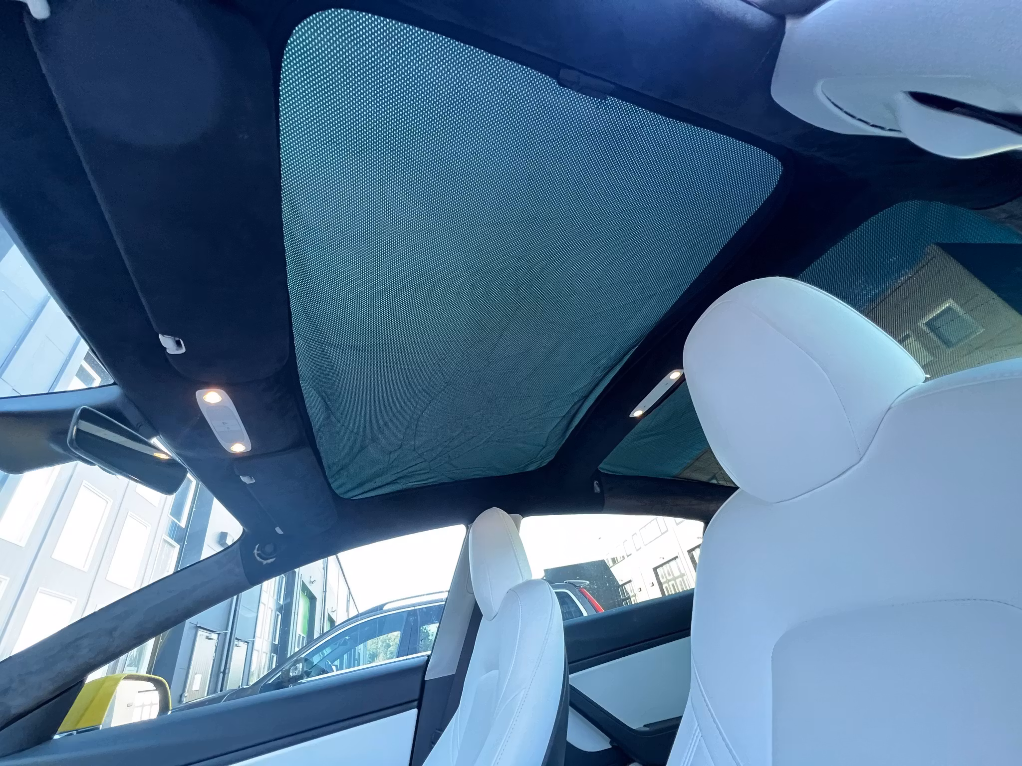 Solskydd glastak Model 3