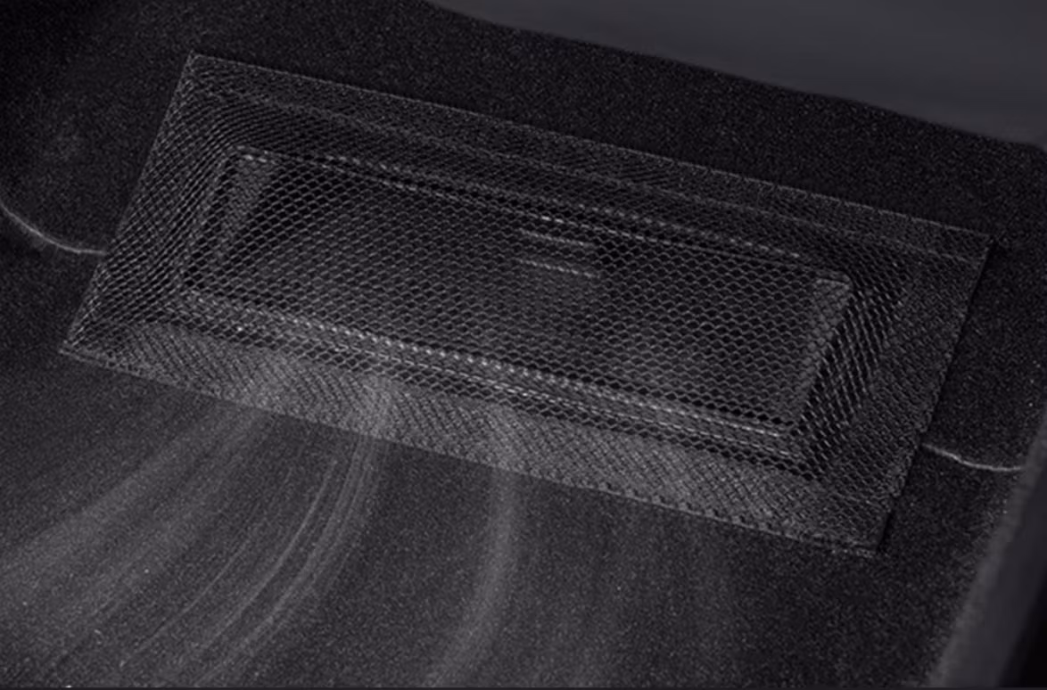 Skydd luftutblås baksätet mesh Model 3/Y