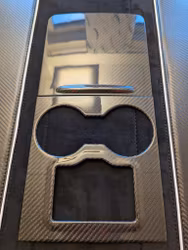 Panel mittkonsol kolfiber Model 3 / Y