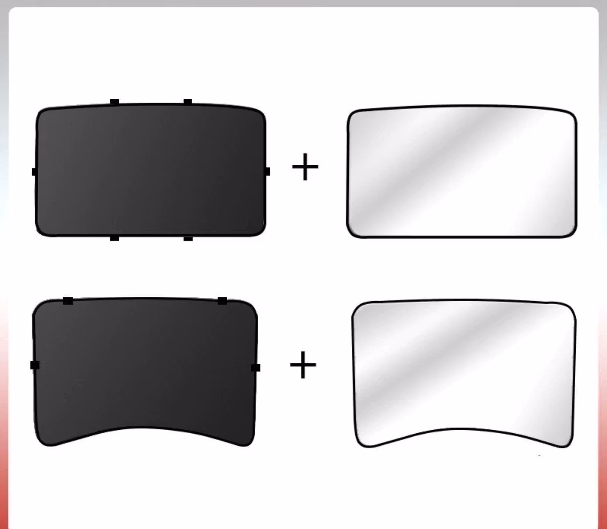 Solskydd Model 3 (9 delar)