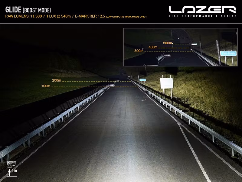 Lazer LED ramp Glide Curved 120W