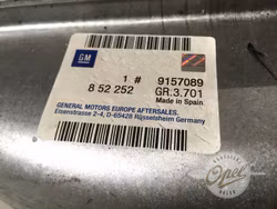 Eksosrør midtre venstre