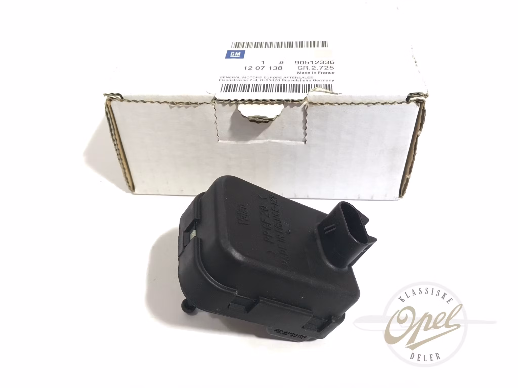 Motor til hovedlykt høydejustering