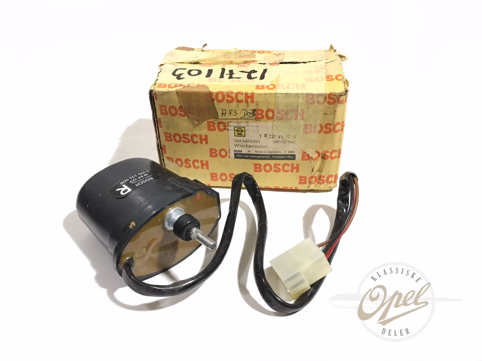 Viskermotor frontlykt høyre