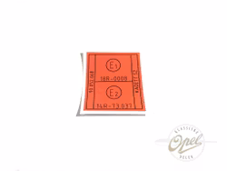 Klistremerke typegodkjenning