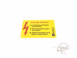 Klistremerke høyspenning