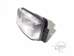 Reflektor med glass til tåkelykt venstre