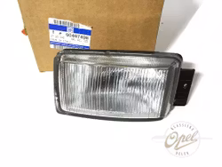 Reflektor med glass til tåkelykt venstre