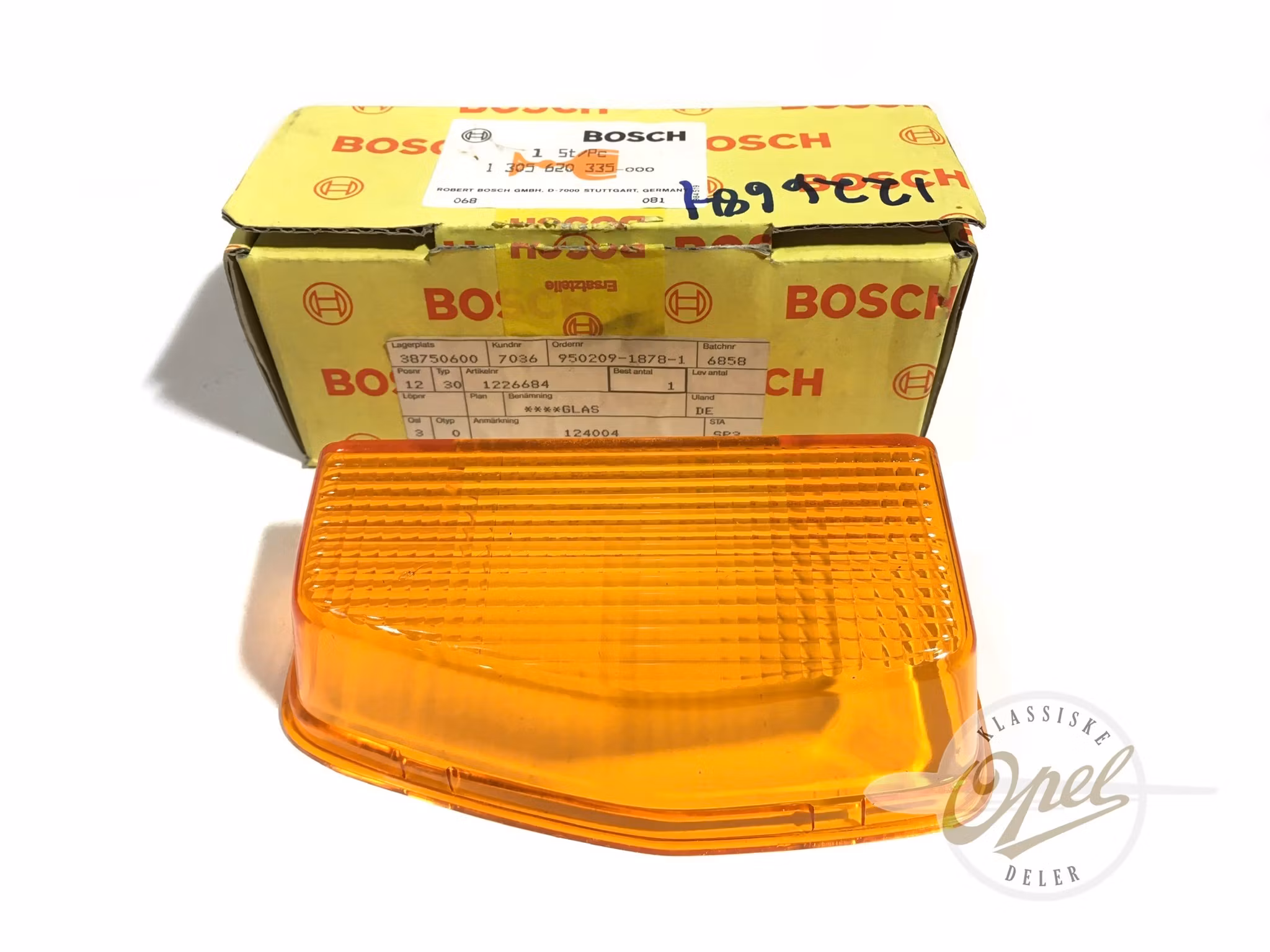 Blinklysglass høyre foran