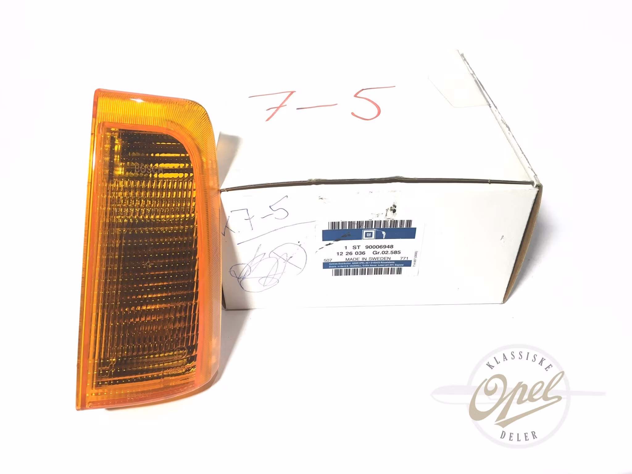 Blinklykt venstre foran