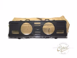 Glass og ramme til instrument