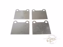 Plater mot bremseskrik bak