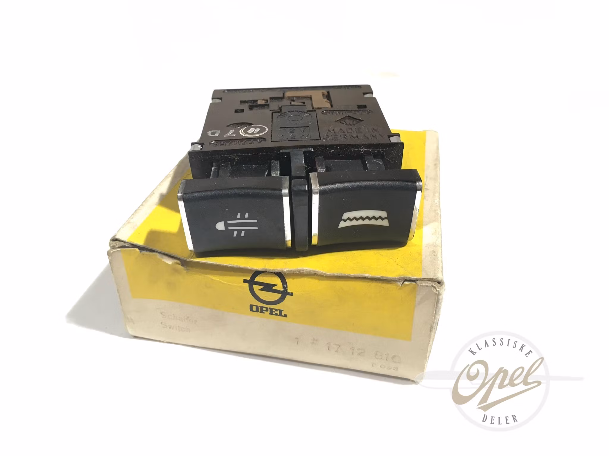 Bryter til tåkelys og oppvarmet bakvindu