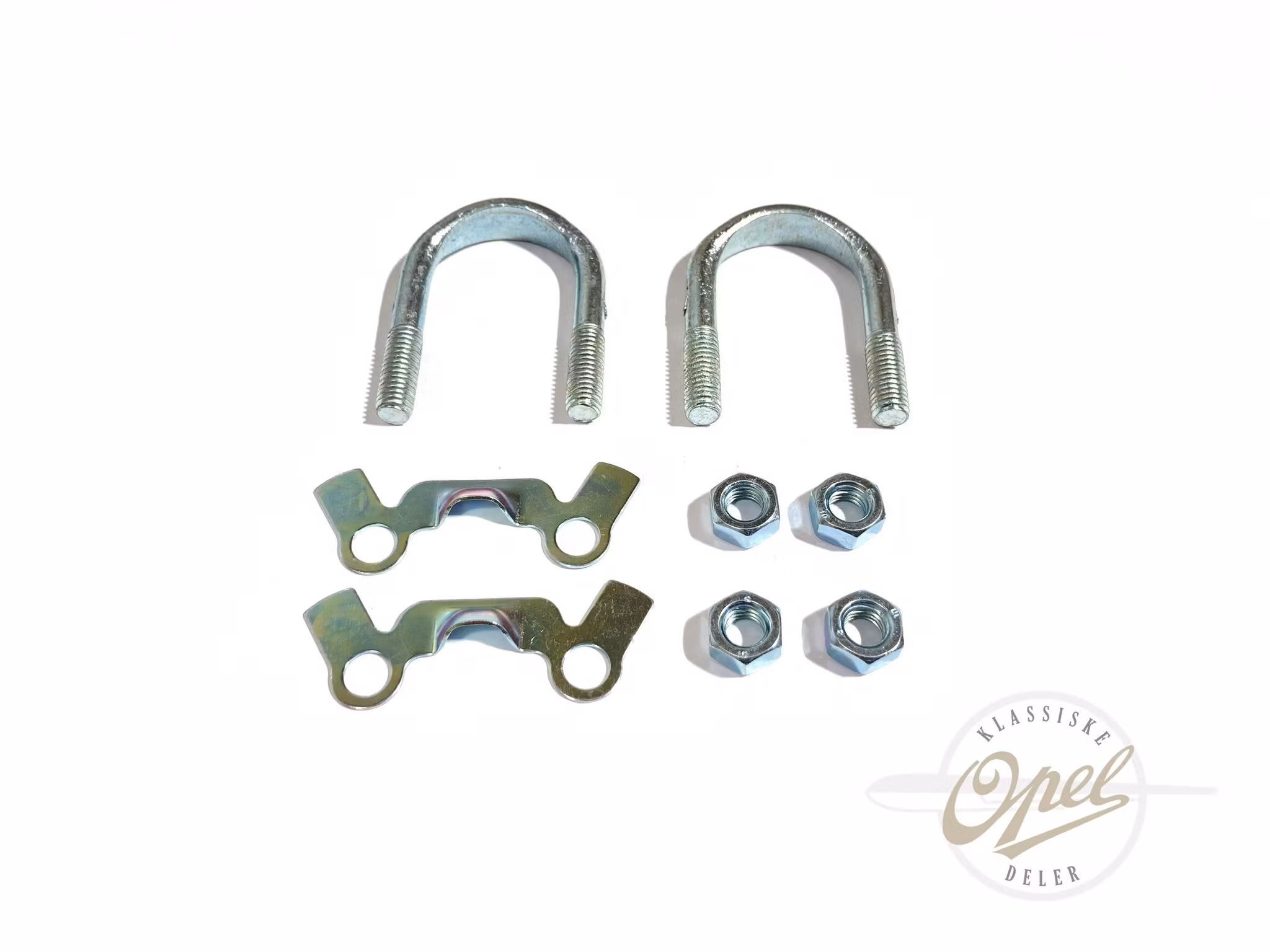 U-bolt sett til mellomaksel