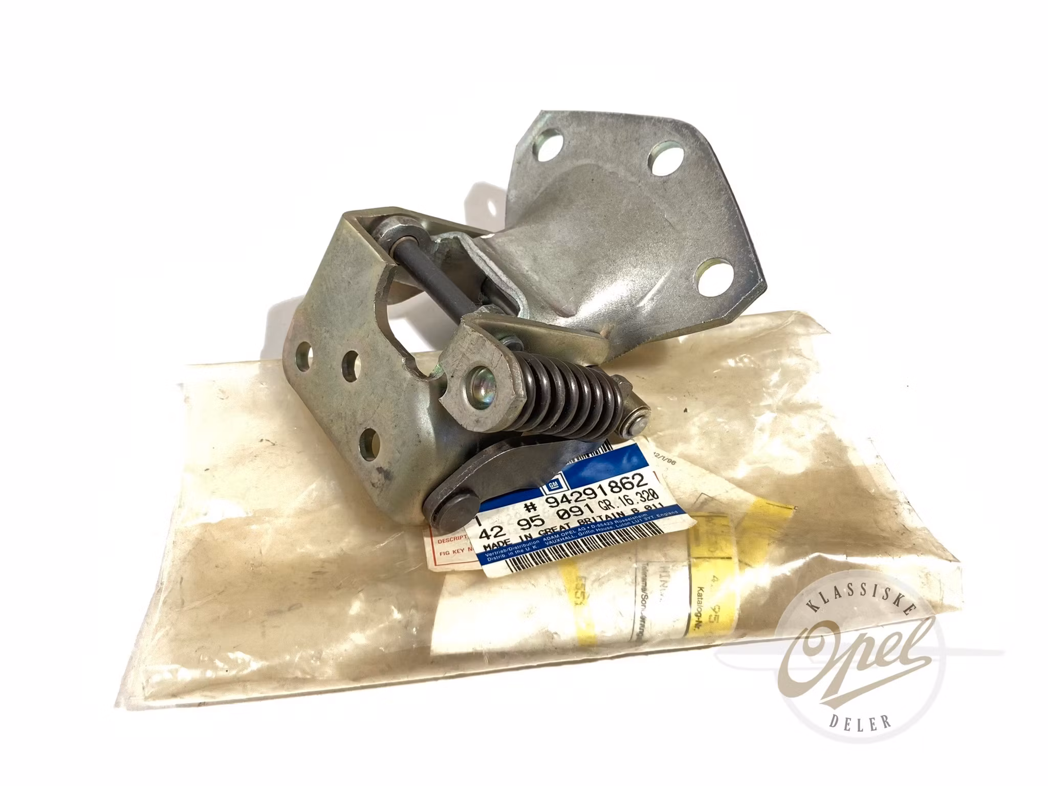 Dørhengsel nedre venstre fordør