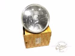 Reflektor med glass til hovedlykt