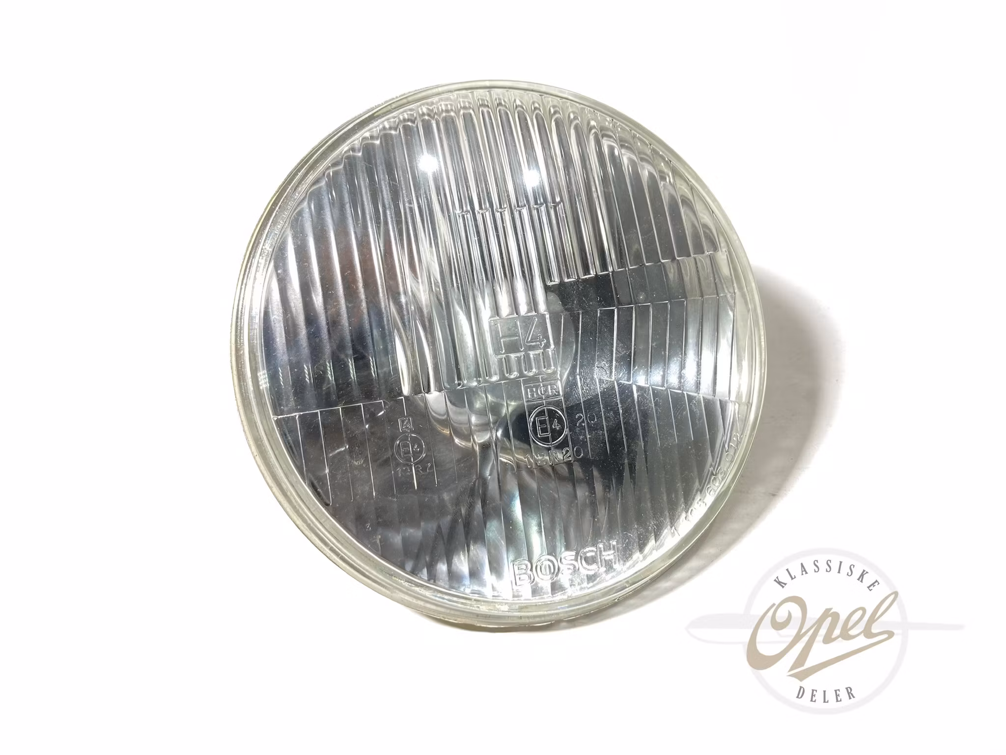 Reflektor med glass til hovedlykt