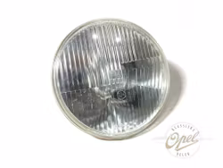 Reflektor med glass til hovedlykt