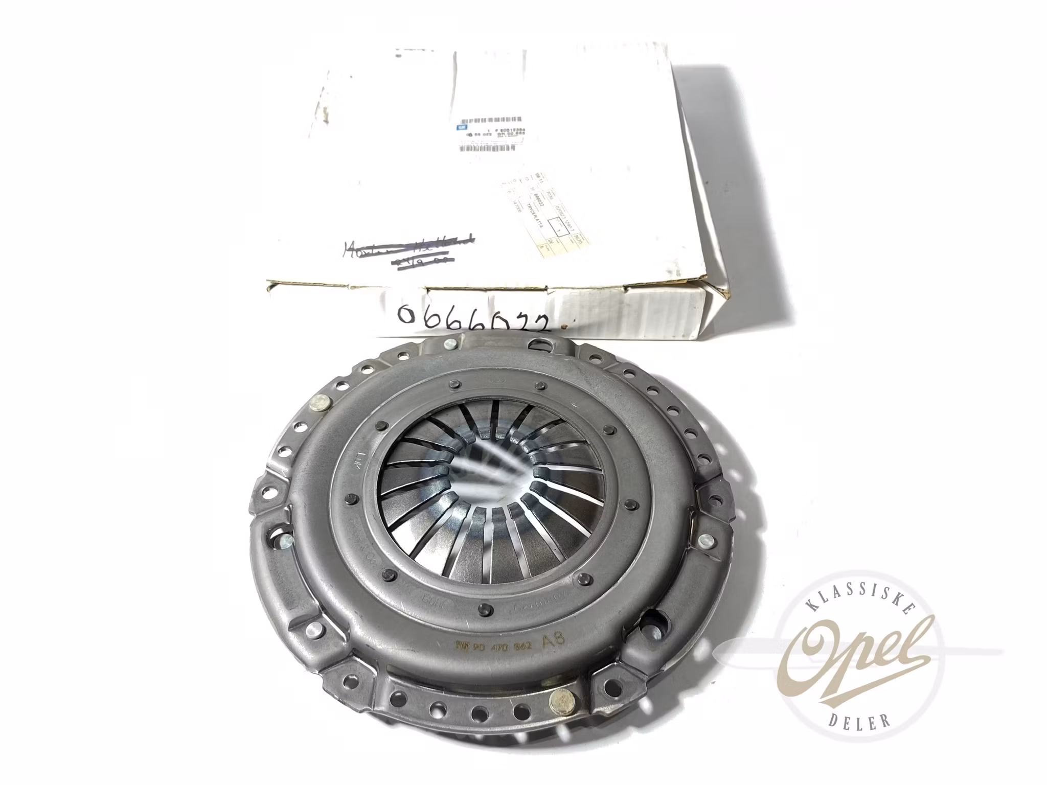 Trykkplate clutch