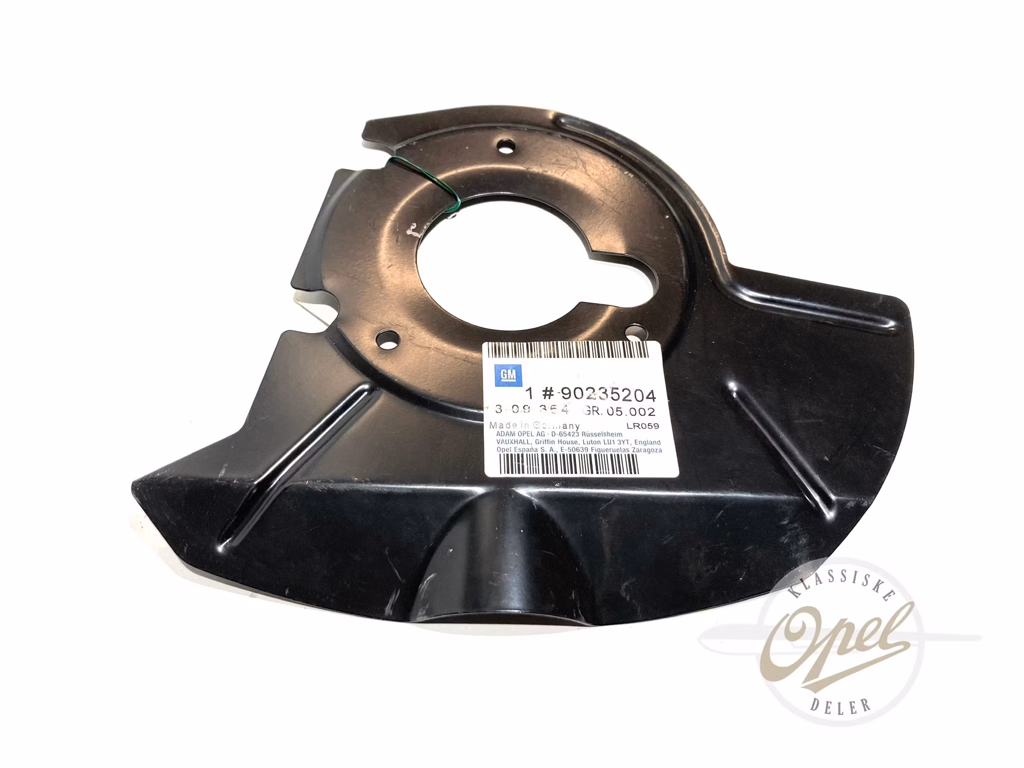 Bremseskjold venstre foran