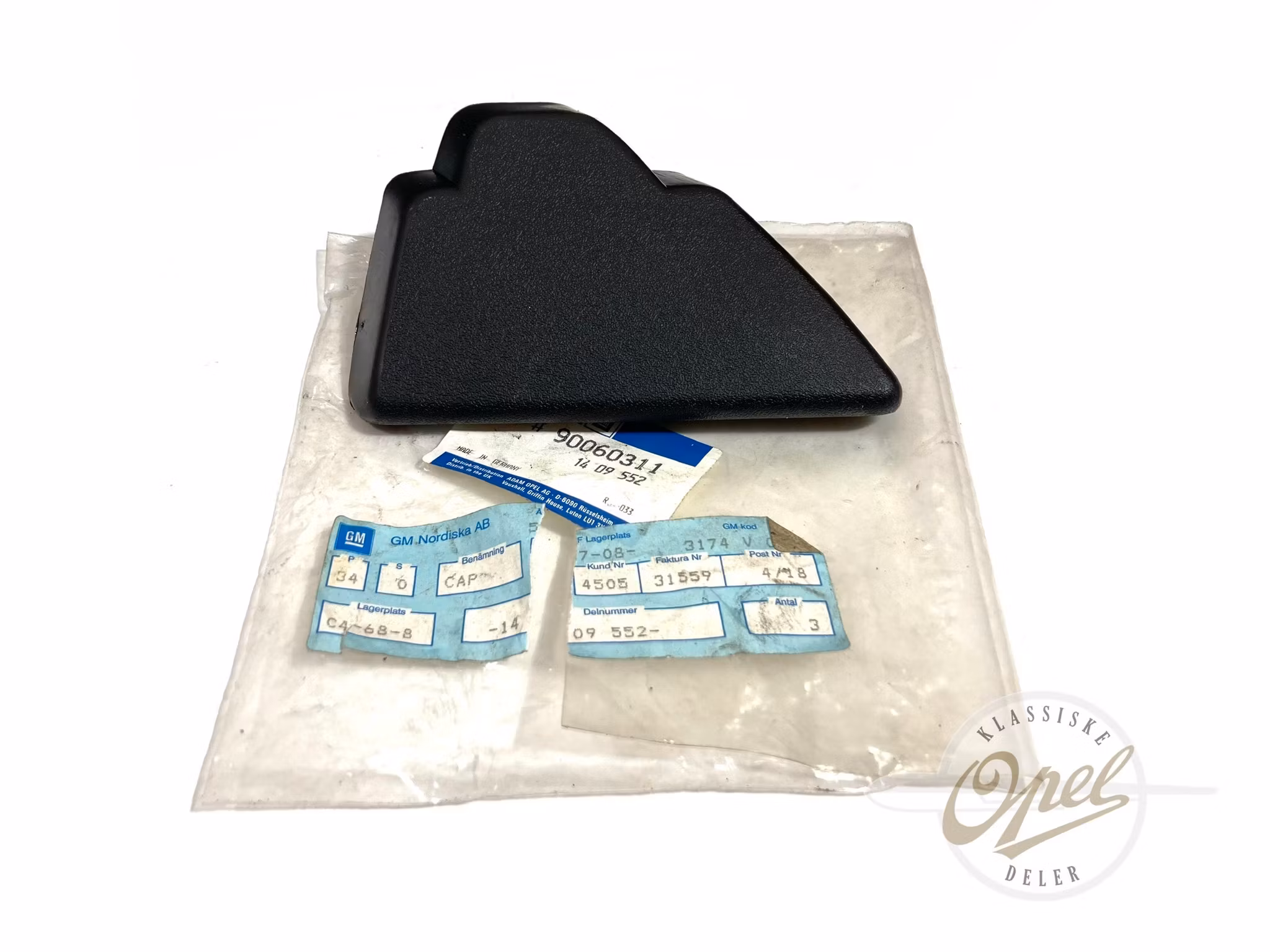 Endedeksel til støtfanger venstre foran