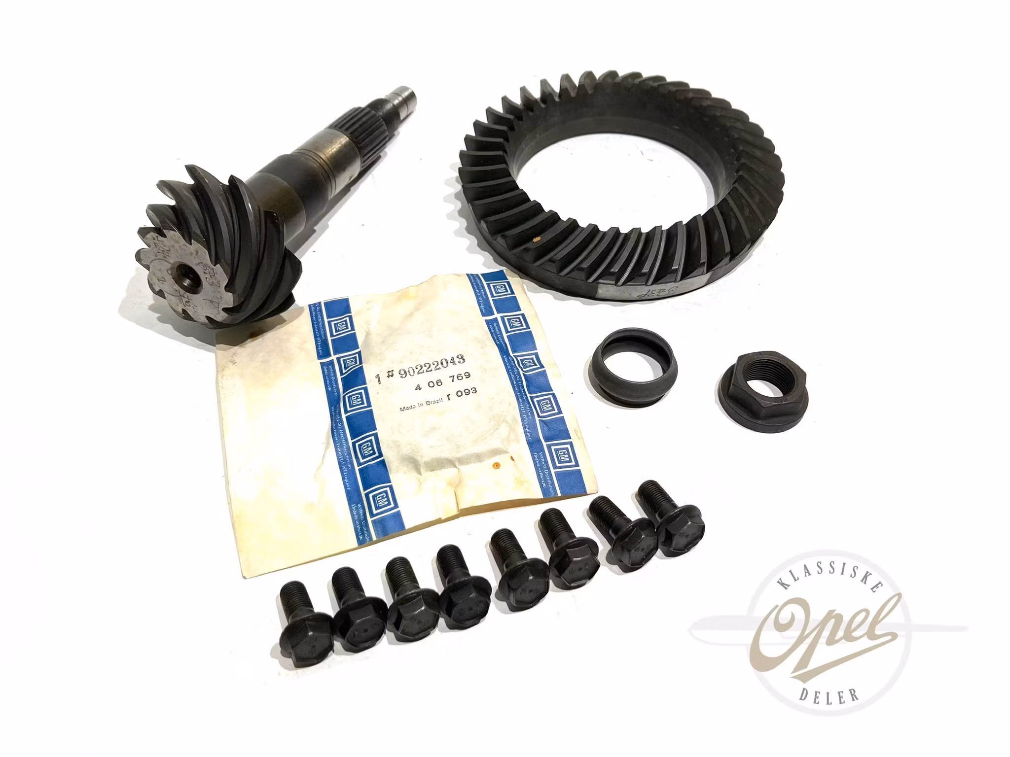 Drevsett pinjong/kronhjul