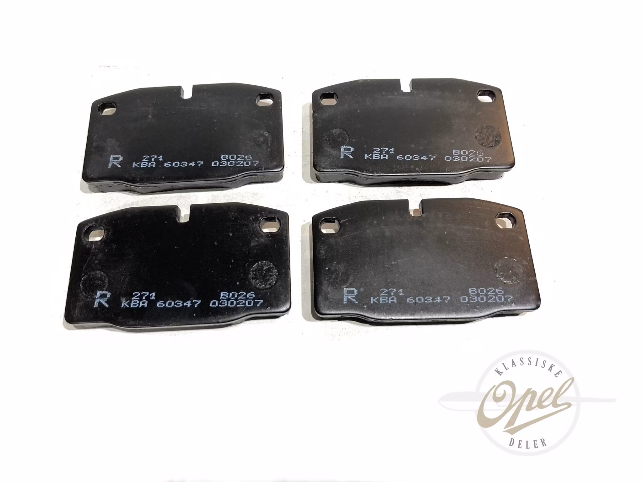 Bremseklosser foran (Delco)