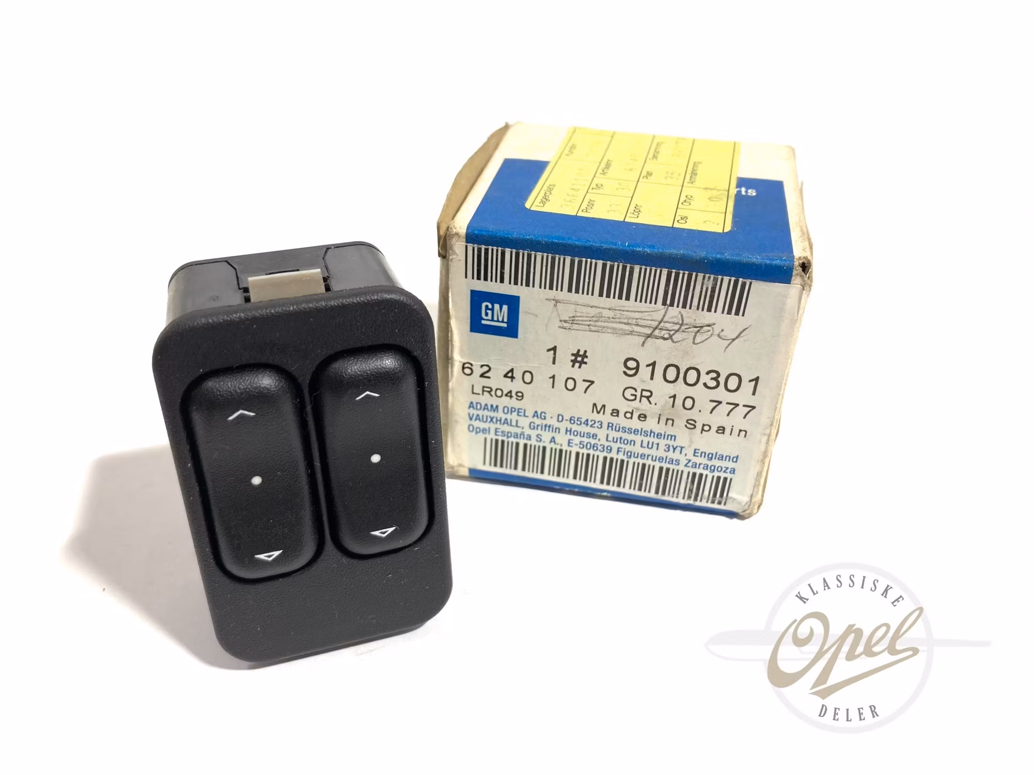 Bryter til elektriske vinduer foran