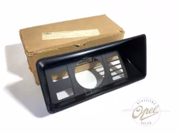 Glass og ramme til instrument