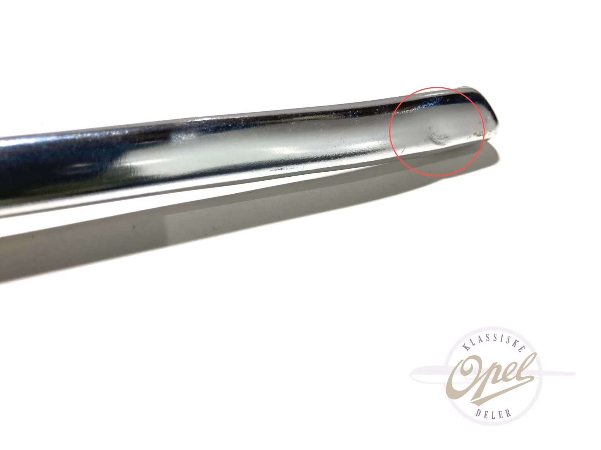 Liten skade på list