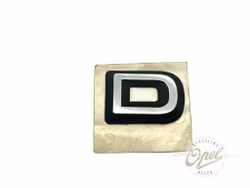 Emblem til bakluke 'D'