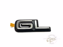 Emblem til bakluke og fordører 'GL'