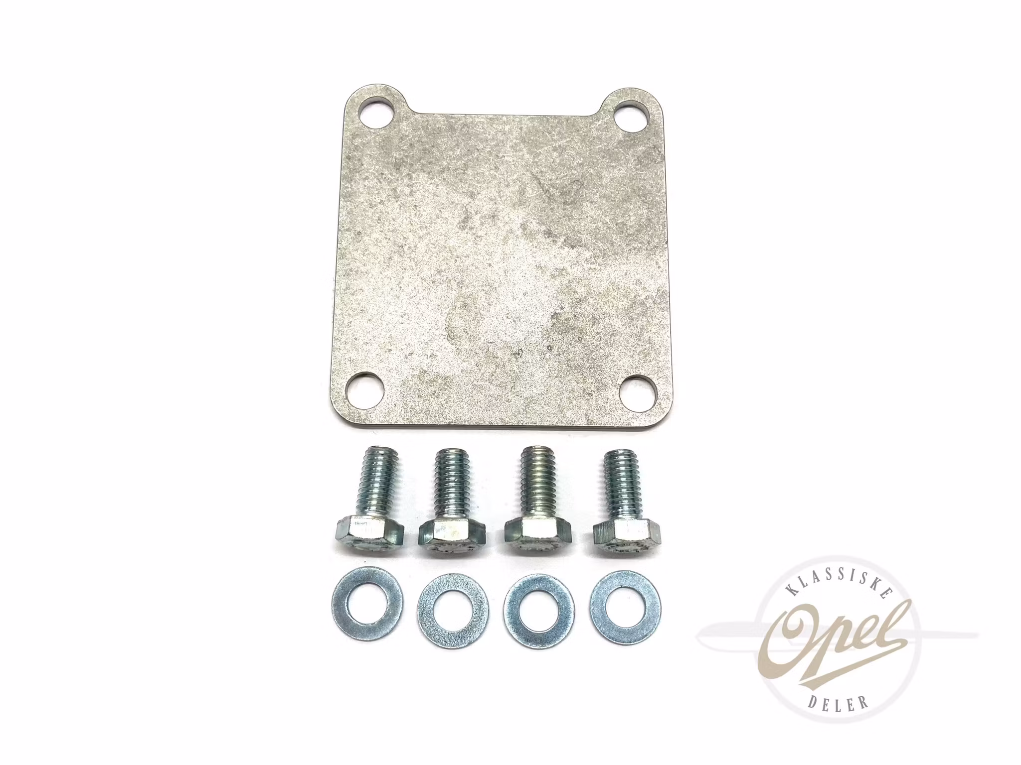 Blendeplate til eksosmanifoil