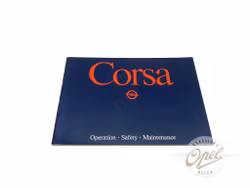 Instruksjonsbok Corsa A (GB)