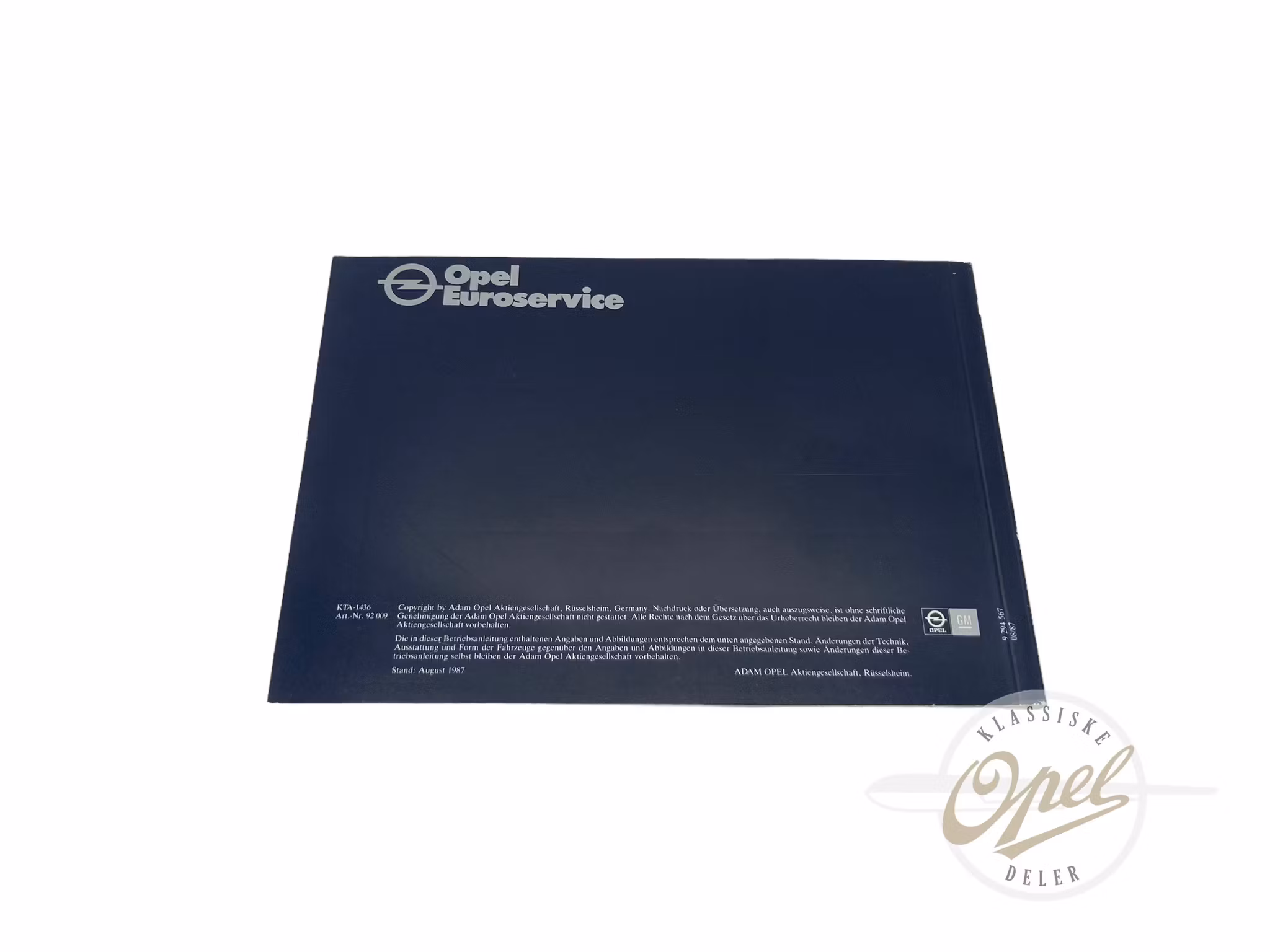 Instruksjonsbok Senator B (D)