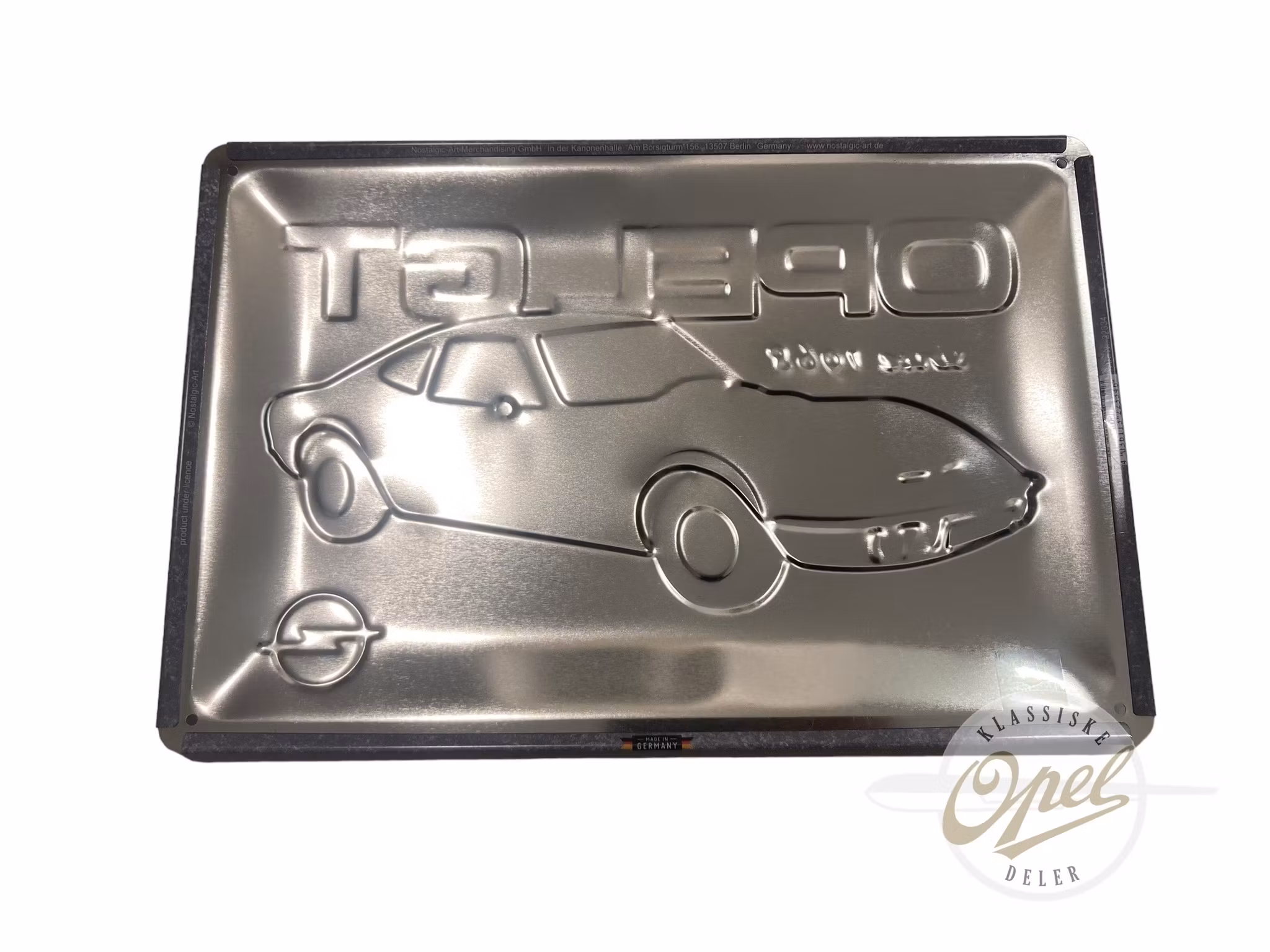 «Opel GT since 1968» skilt