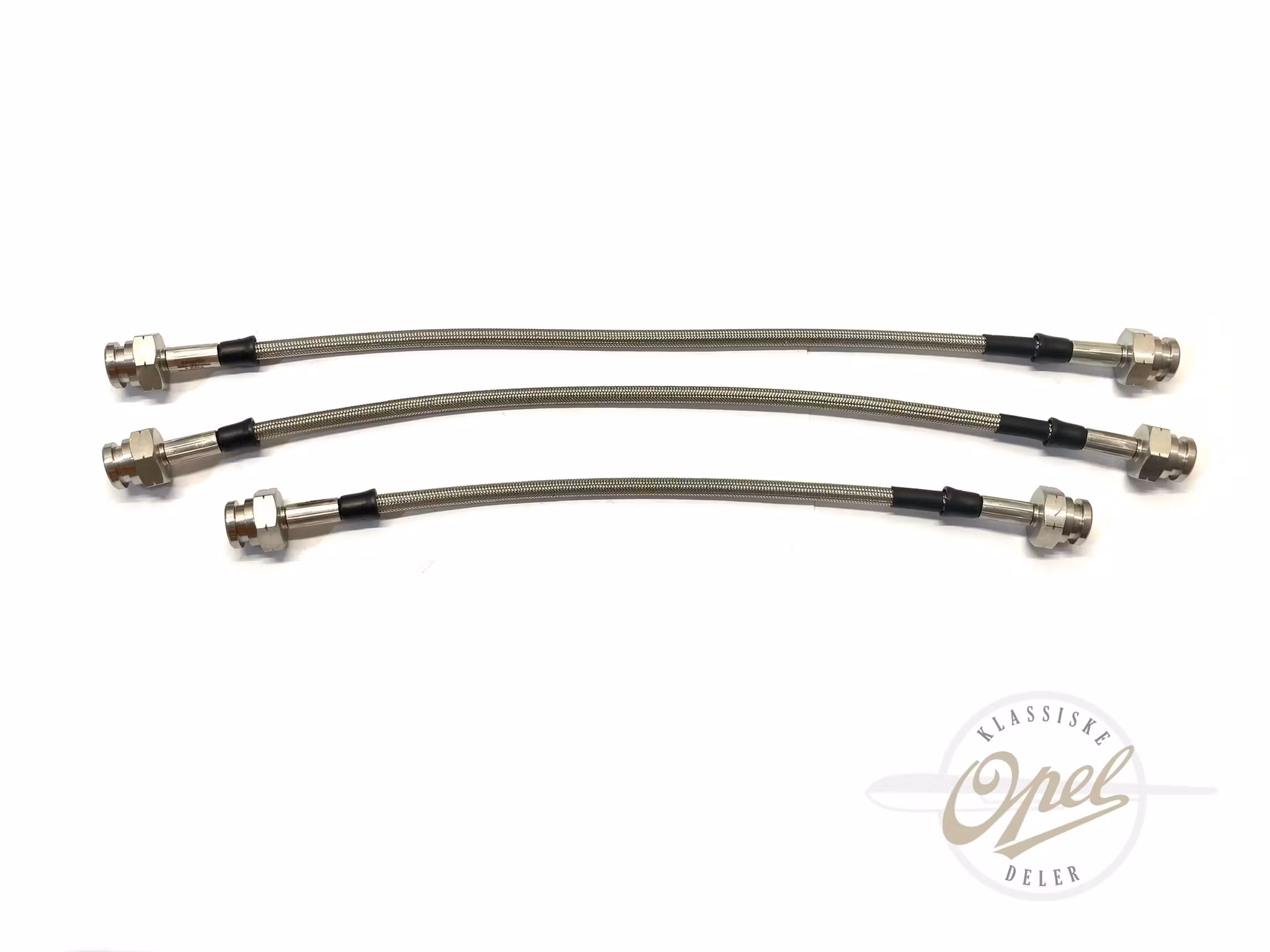 Bremseslange sett stålomspunnet