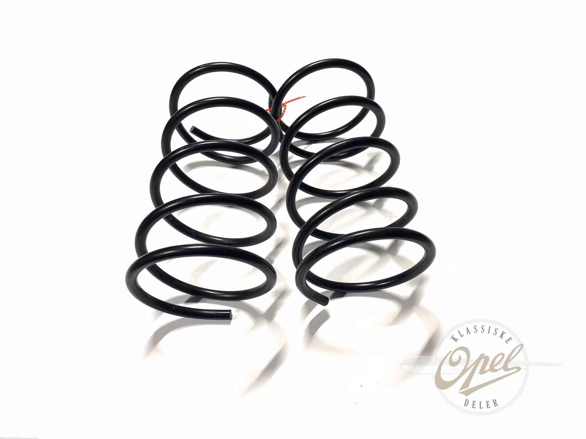 Spiralfjær sett foran