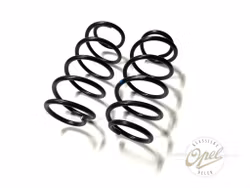 Spiralfjær sett foran