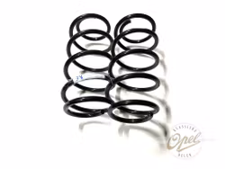 Spiralfjær sett foran